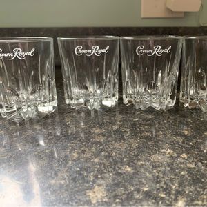 Crown royal glasses set of four